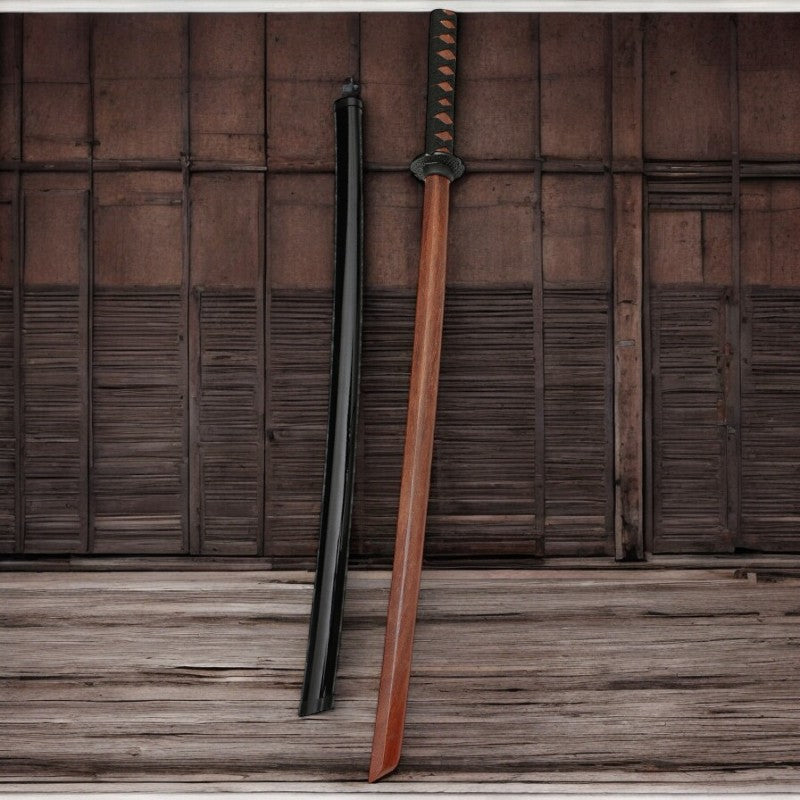 Wilora Natural Wood Bokken Sword | 102 CM Wooden Training Sword with Plastic Scabbard