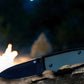 Wilora D2 Folding Knife | Classical Slip Joint, G10 Handle, Drop Point Blade with Protective Sheath