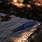 Wilora D2 Folding Knife | Classical Slip Joint, Black G10 Handle, Drop Point Blade with Protective Sheath
