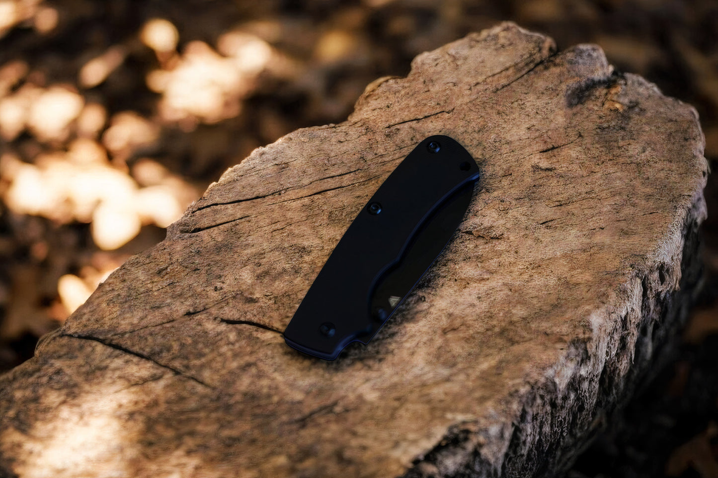 Wilora D2 Folding Knife | Classical Slip Joint, Black G10 Handle, Drop Point Blade with Protective Sheath