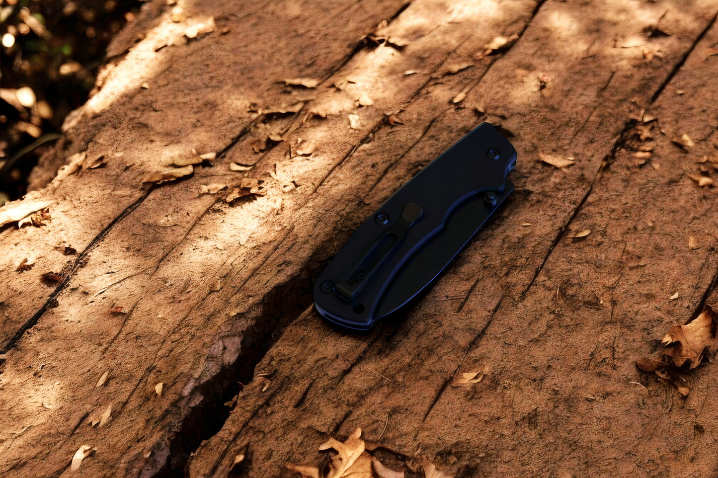 Wilora D2 Folding Knife | Classical Slip Joint, Black G10 Handle, Drop Point Blade with Protective Sheath