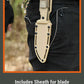 Wilora D2 Steel Hunting Knife - Ultimate Survival Bowie Knife with Sharpener, Ferro Rod, and Paracord Rope