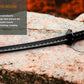 Wilora Wakizashi Training Sword - Polypropylene Martial Arts Practice Sword with Scabbard for Training and Sparring